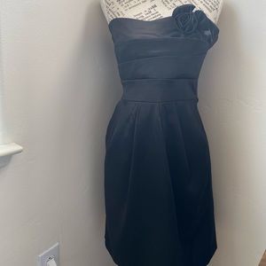 Strapless Silk Dress